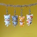 Extra cute Cat earrings - cute kawaii 