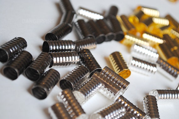Set of 60 hair Rippled beard dreadlocks cuffs clasps beads mixed gold or silver