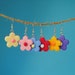 Simple Candy Flower earrings  - cute kawaii 