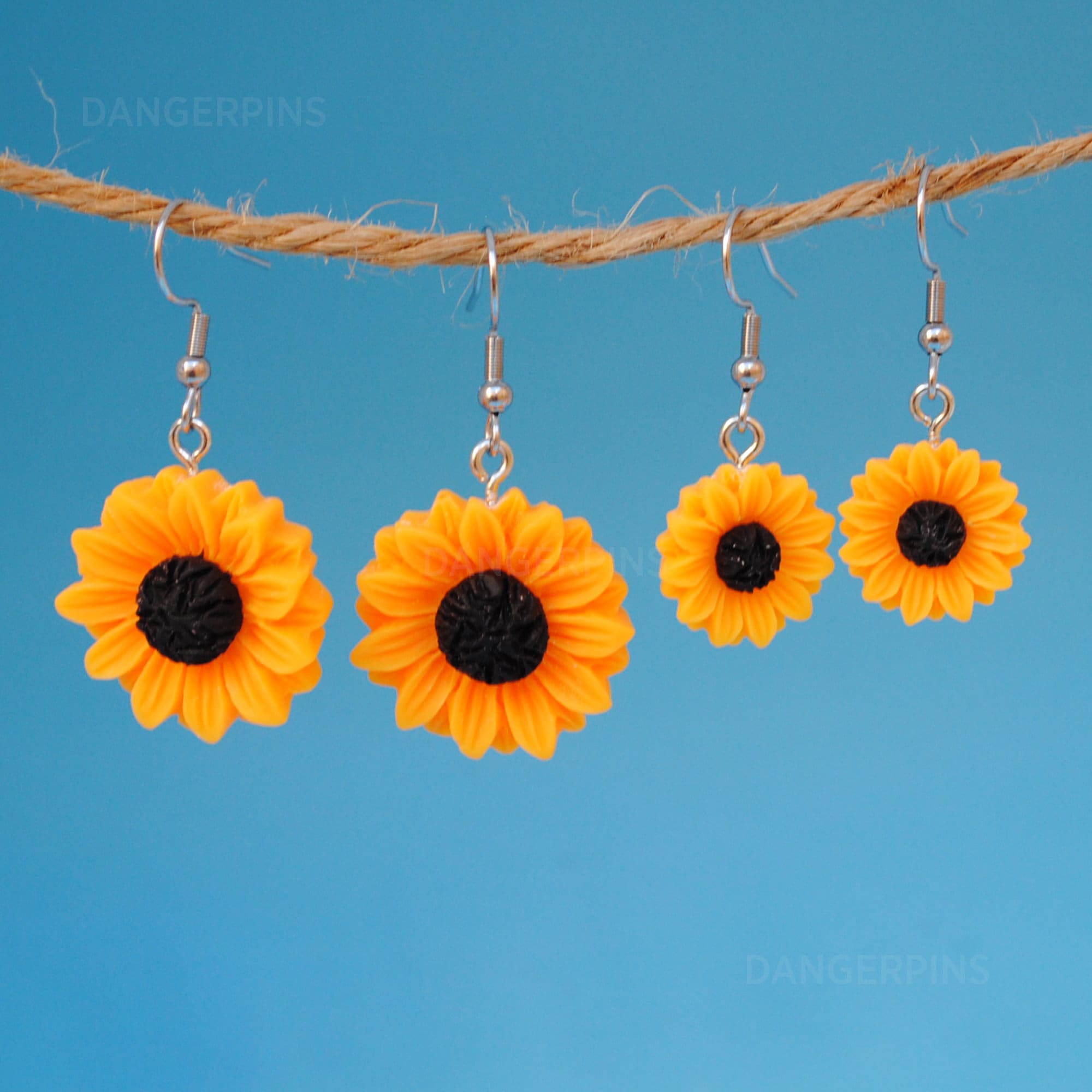 Lindos Pendientes De Sunflower Ropa De Caramelo Estilo De De Lindos Pendientes De Sunflower Ropa De Caramelo Estilo De De