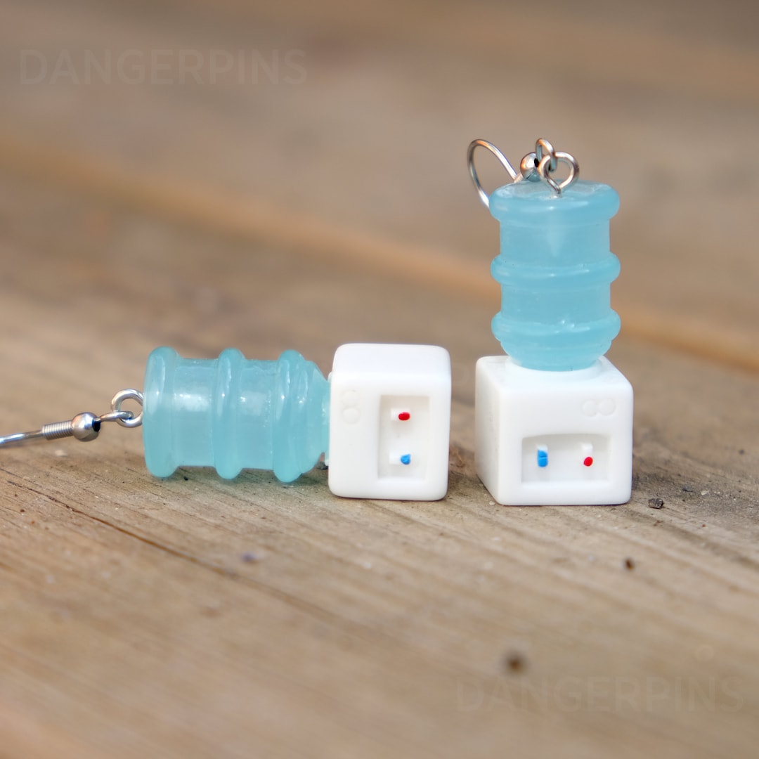 Really Boring Water Cooler Earrings Etsy
