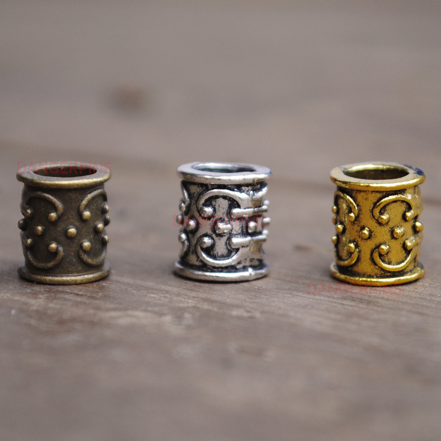 10 Celtic Curls Stamp Viking Celtic Hair Beard Braid Beads Etsy