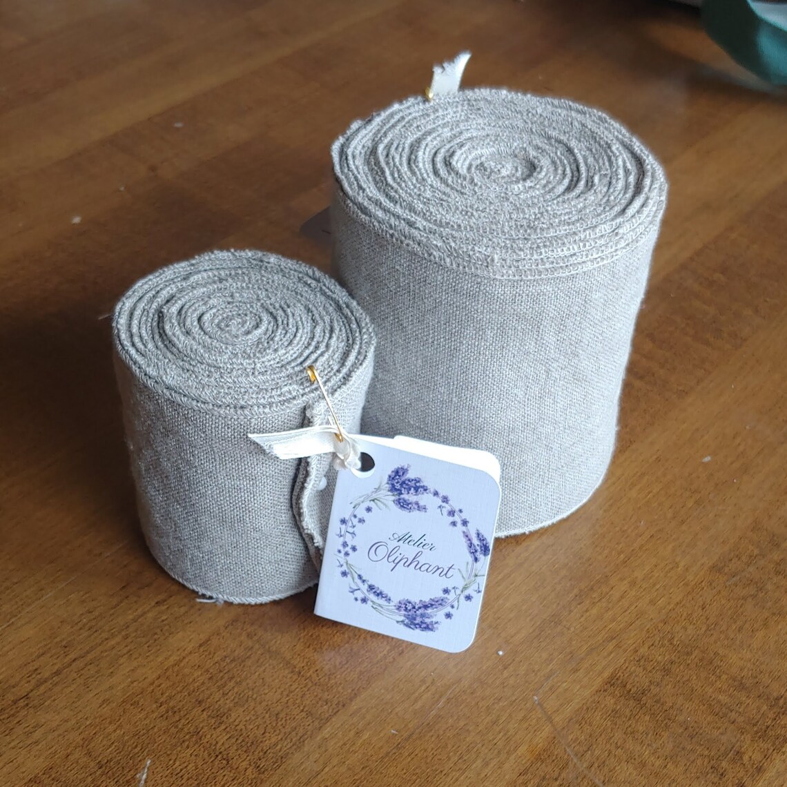 Linen arm and leg wraps Etsy