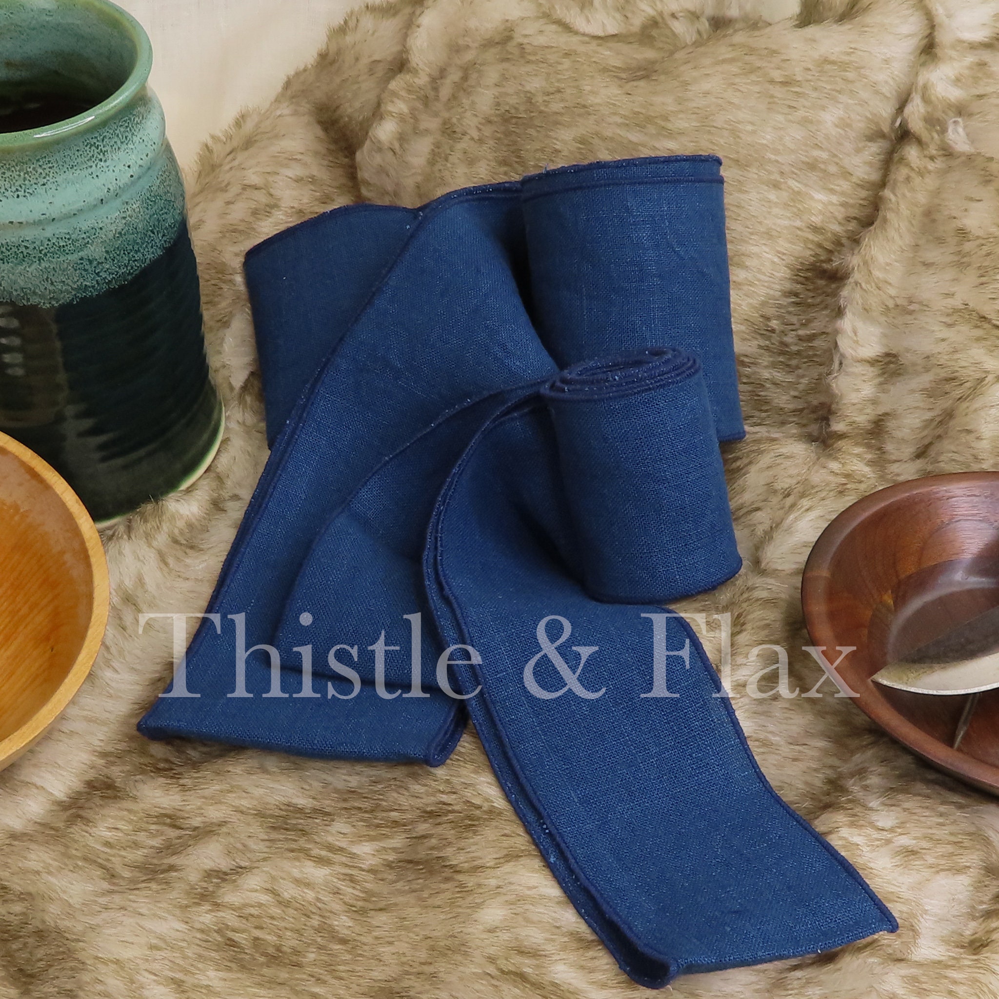 Linen arm and leg wraps Etsy