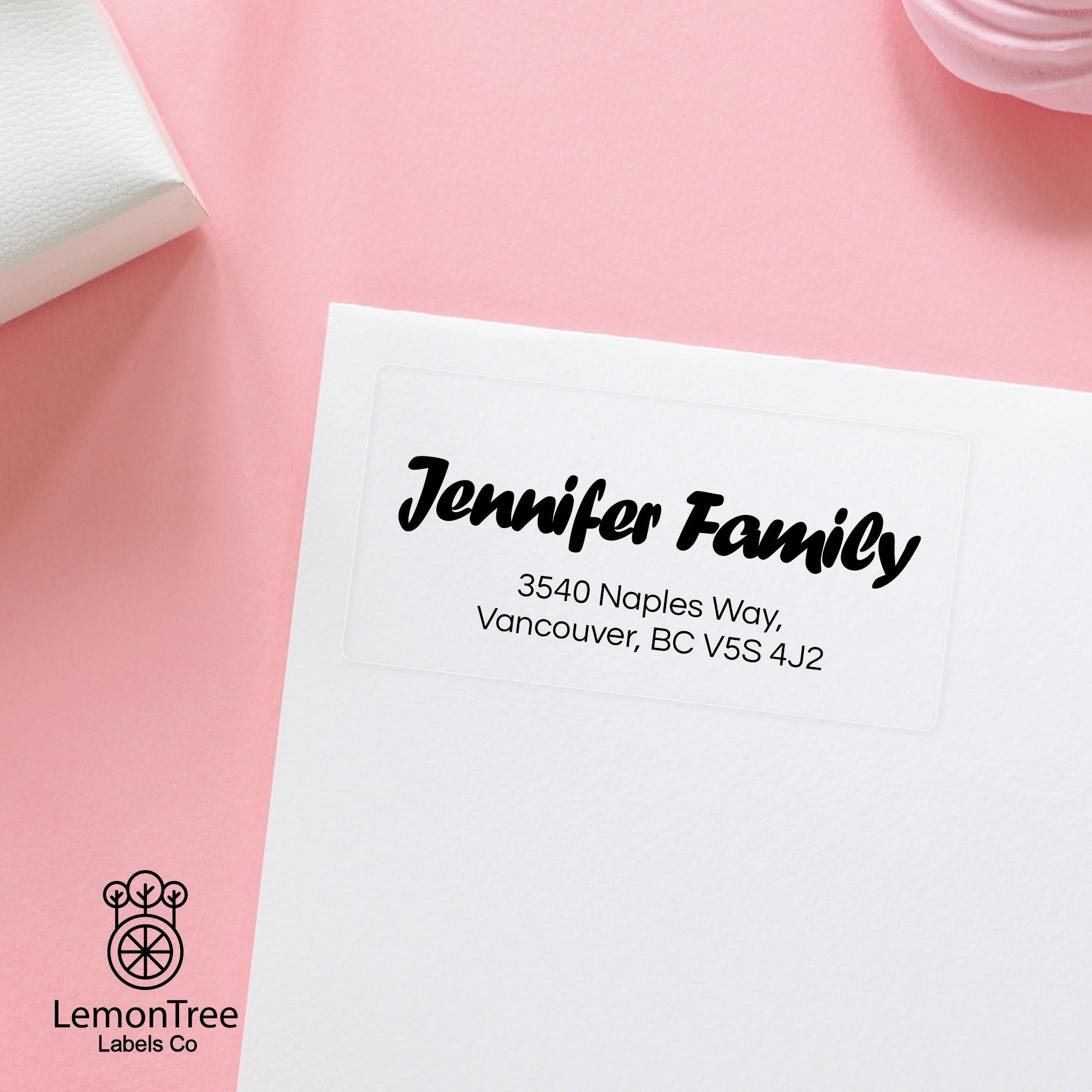 15PCS Return Address Labels / Clear label / Bridal address labels / Self-Adhesive Label / Wedding Labels (CRL003)