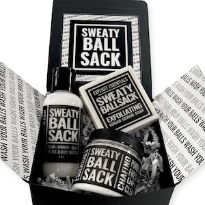 Care Package For Him, Sweaty Ball Sack Gift Set image 1