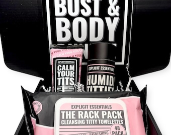 Funny Self Care Gift Set for Women: Bust & Body Bundle