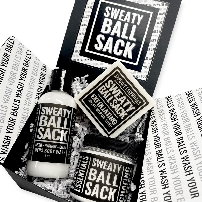 Care Package for Him Sweaty Ball Sack Gift Set Etsy