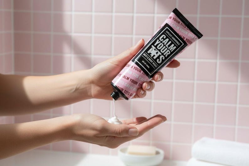 Feminine Body Wash, Self Care Shower Gel, Novelty Gift For Her image 1