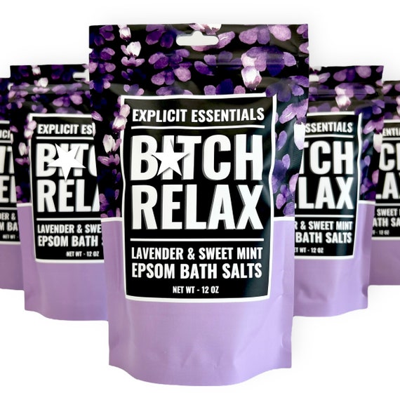 Relaxing Lavender Mint Epsom Bath Salts, Self-Care Gift for Mom
