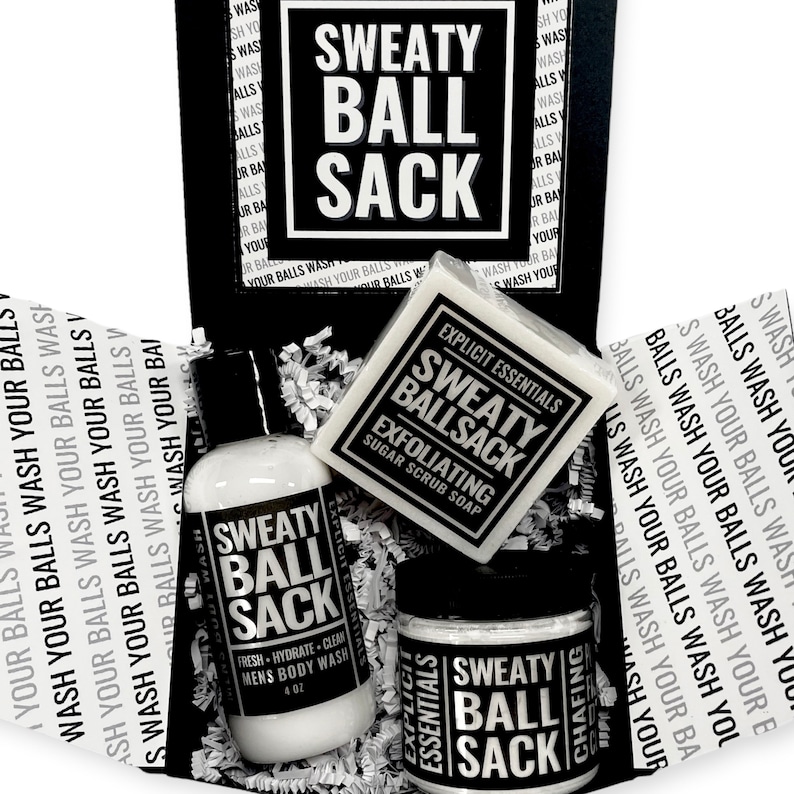 Care Package For Him, Sweaty Ball Sack Gift Set image 5