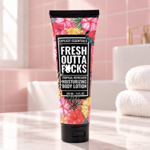 Loción corporal tropical, regalo divertido para ella, regalo de autocuidado, crema hidratante para manos 150 ml
