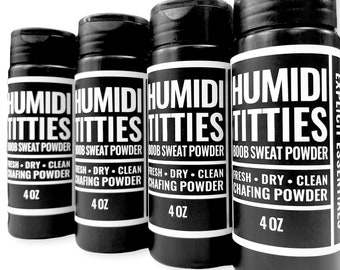 Humidititties, Boob Sweat Powder, Powder Deodorant, Underboob Sweat