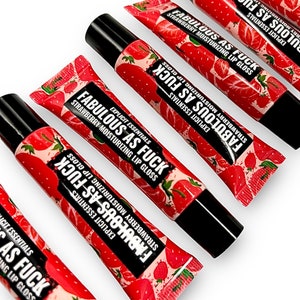 Clear Lip Gloss, Strawberry Lip Balm, Trending Gifts For Women, Popular Now image 8