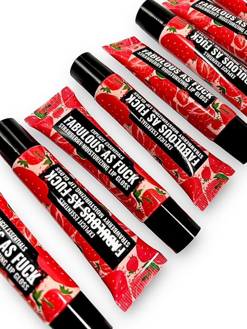 Clear Lip Gloss, Strawberry Lip Balm, Trending Gifts For Women, Popular Now image 8