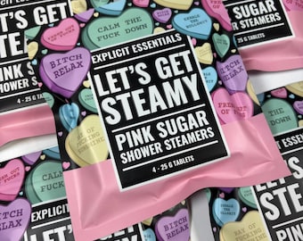 Shower Steamers, Self Care Valentines Day Gift For Her, Shower Bombs