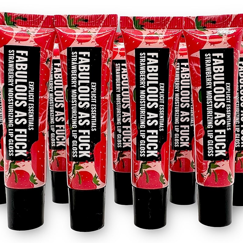 Clear Lip Gloss, Strawberry Lip Balm, Trending Gifts For Women, Popular Now image 5