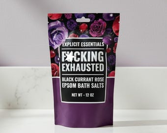 Self Care Gift For Mom, Bath Salts, Rose Bath Soak