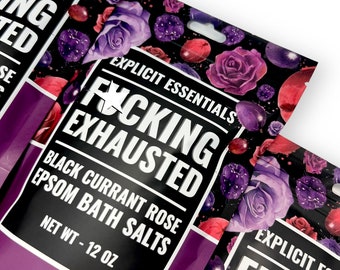 Self Care Gift For Mom, Bath Salts, Rose Bath Soak