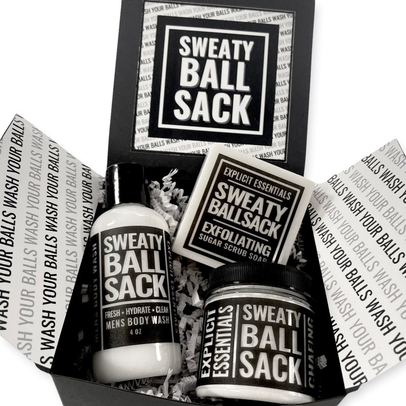 Care Package For Him, Sweaty Ball Sack Gift Set image 4