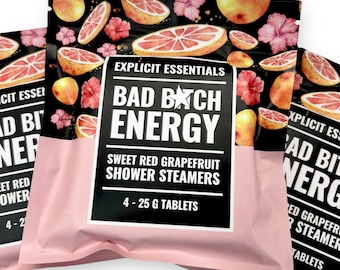 Sweet Red Grapefruit Shower Steamers: Energizing Spa Gift