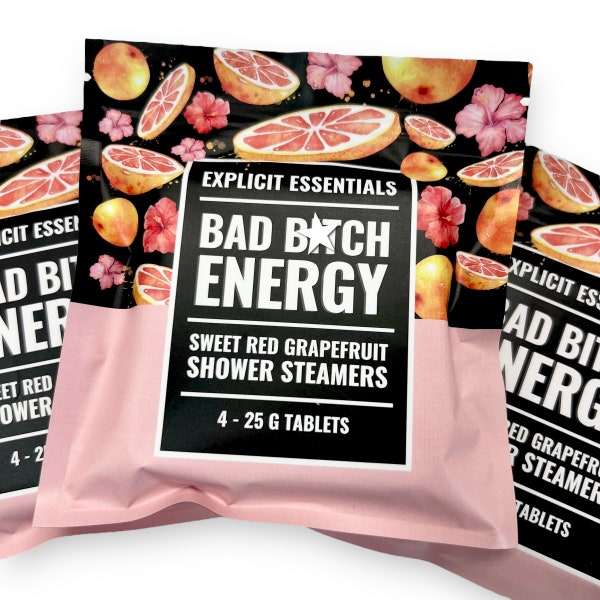 Sweet Red Grapefruit Shower Steamers: Energizing Spa Gift