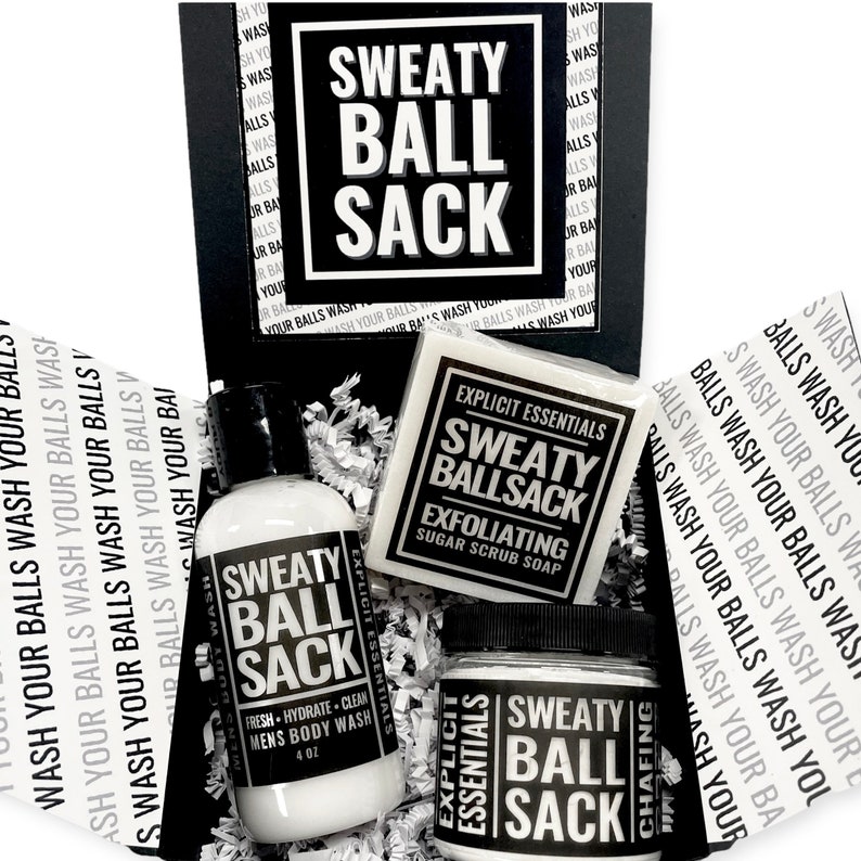 Care Package For Him, Sweaty Ball Sack Gift Set image 9