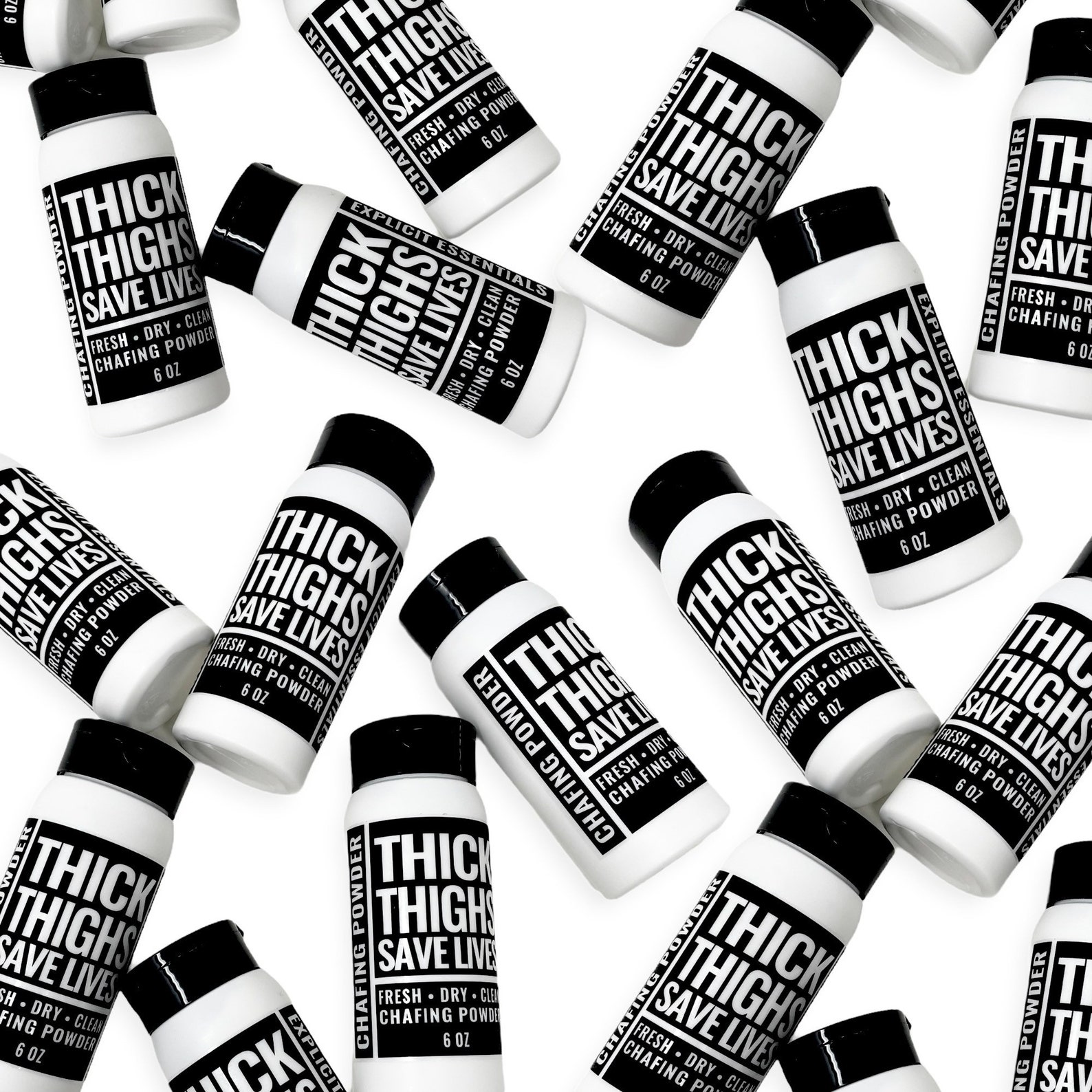 Thick Thighs Save Lives Thigh Chafing Powder Deodorant Etsy