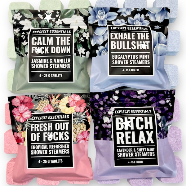 Shower Steamers Set, Spa Gift For Her, Birthday Gifts For Women