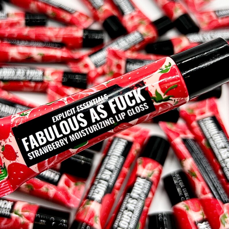 Clear Lip Gloss, Strawberry Lip Balm, Trending Gifts For Women, Popular Now image 10