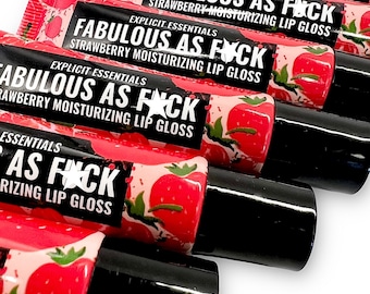 Clear Lip Gloss, Strawberry Lip Balm, Trending Gifts For Women, Popular Now
