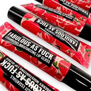 Clear Lip Gloss, Strawberry Lip Balm, Trending Gifts For Women, Popular Now image 7
