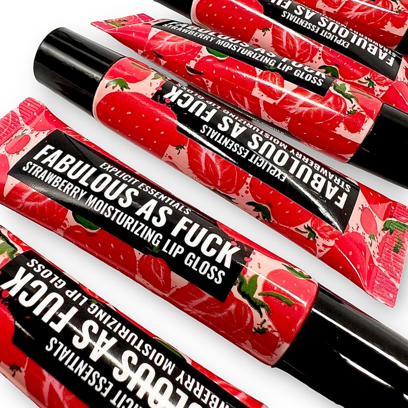 Clear Lip Gloss, Strawberry Lip Balm, Trending Gifts For Women, Popular Now image 7