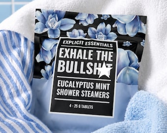 Eucalyptus Shower Steamers, Shower Steamers for Men, Mens Self Care Gift, Shower Bomb
