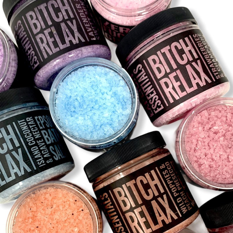 Pick Your Scent Bath Salts Epsom Bath Salts Bath Salt Gift Etsy