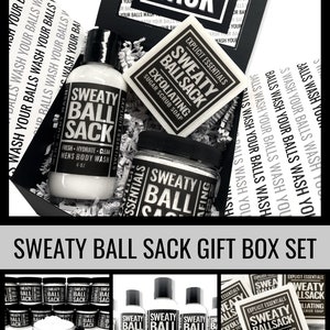 Care Package For Him, Sweaty Ball Sack Gift Set image 2