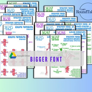 Interventional Radiology Coding Charts - Etsy