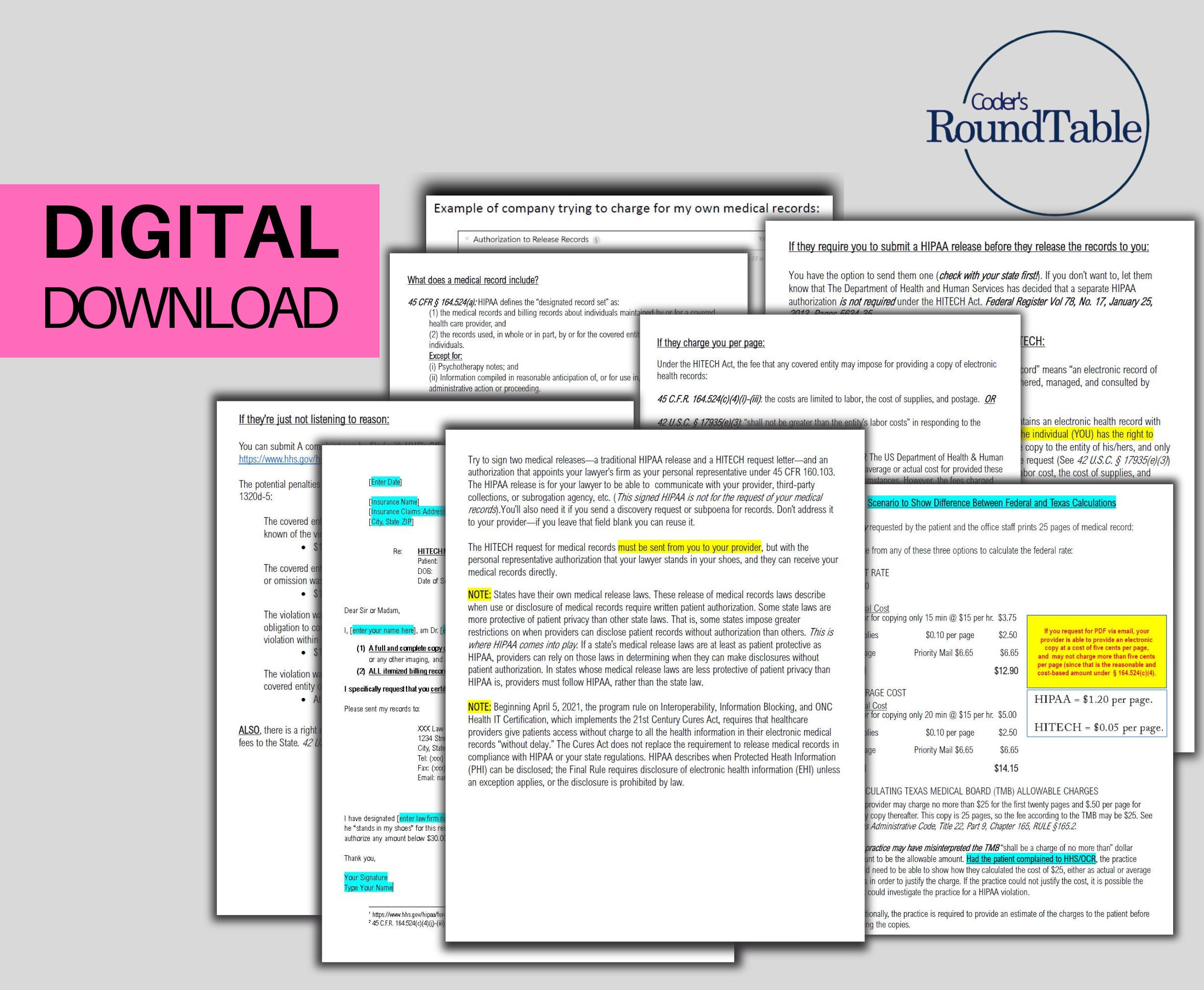 Avoid Medical Records Copying Fees How to Request Your Etsy