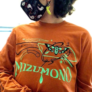 Hannibal 'Mizumono' Long Sleeve Shirt (Orange)