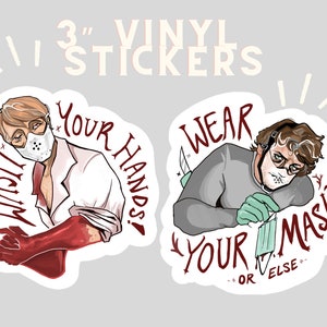 Hannibal PSA vinyl Stickers