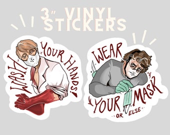 Hannibal PSA vinyl Stickers