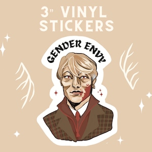 Hannibal Lecter 'gender envy' vinyl sticker