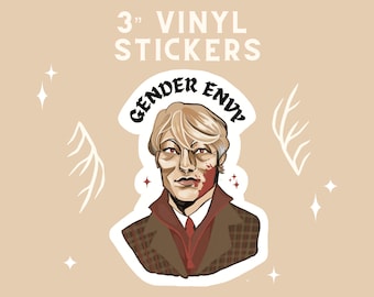 Hannibal Lecter 'gender envy' vinyl sticker