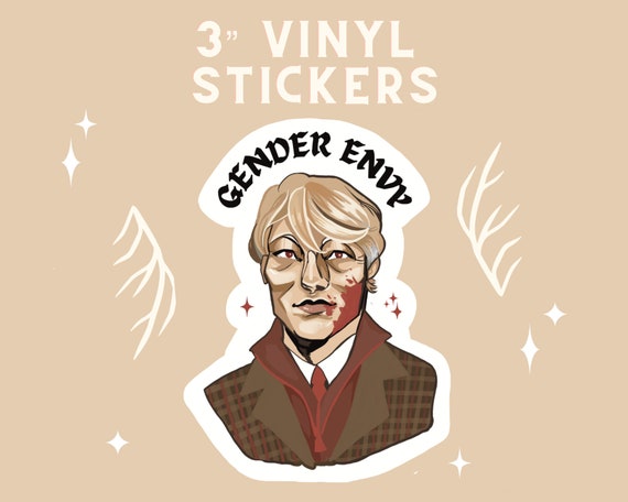 Hannibal Lecter 'gender Envy' Vinyl Sticker Ireland