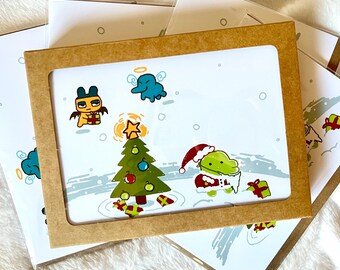 tama time holiday card 4-pack