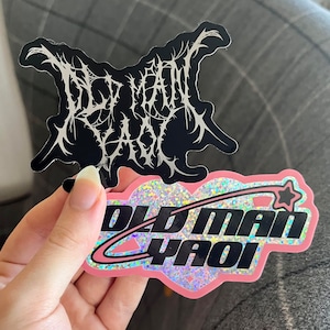 Old Man Yaoi vinyl stickers