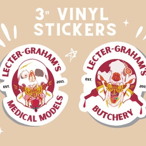 Stickers vinyles Lecter-Graham Hannibal