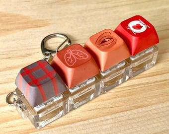 Hannibal clicker 4 keycap keychains | stim fidget