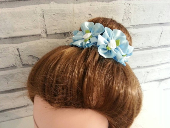Hair Bun Wrap Princess Hair Accessories Ballet Bun Wrap Floral Etsy