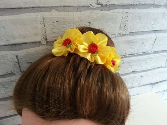 Hair Bun Wrap Princess Hair Accessories Ballet Bun Wrap Floral Etsy